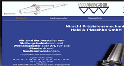 Desktop Screenshot of nirschl-gmbh.de